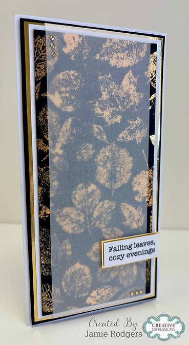 Creative Expressions - Autumn Leaves DL Clear Stamp Set