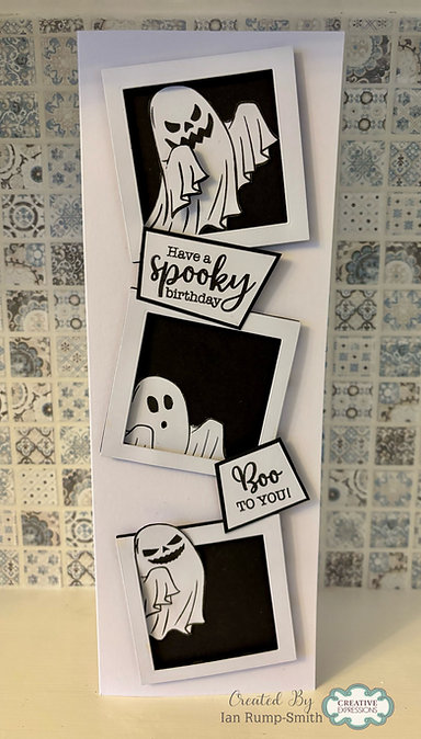Creative Expressions - Halloween Sentiments A6 Clear Stamp Set