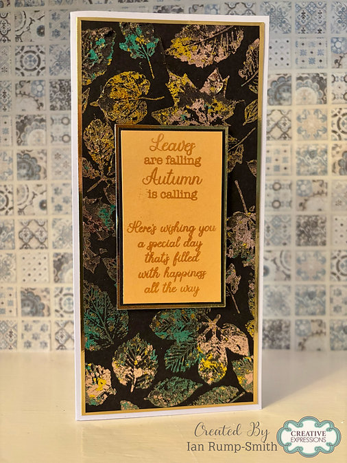 Creative Expressions - Autumn Verses A6 Clear Stamp Set