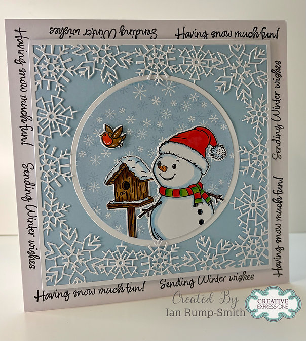 Jamie Rodgers Crafts Square Snowflake Frame Die Set - Image 2