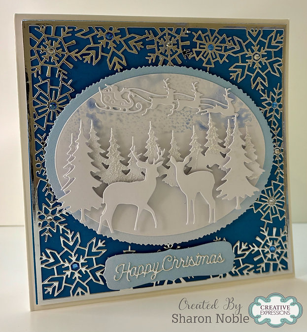 Jamie Rodgers Crafts Square Snowflake Frame Die Set - Image 5