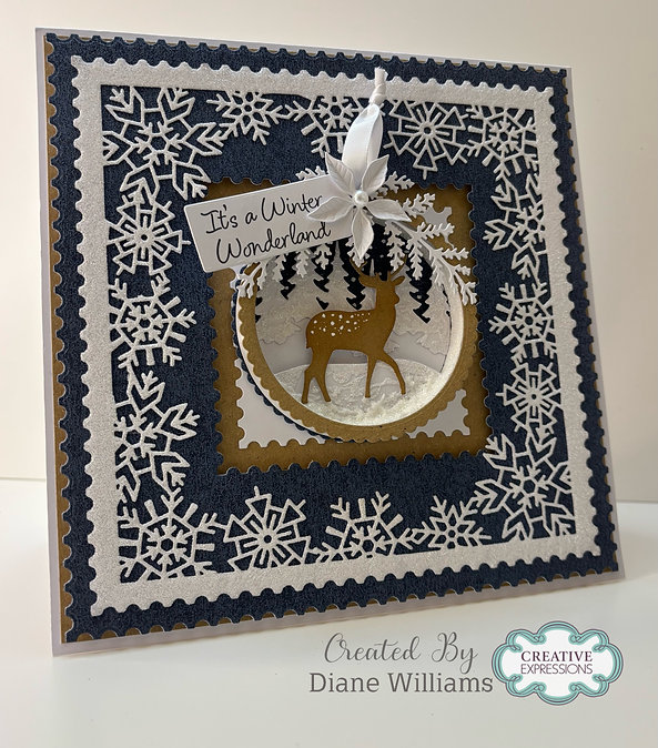 Jamie Rodgers Crafts Square Snowflake Frame Die Set - Image 4
