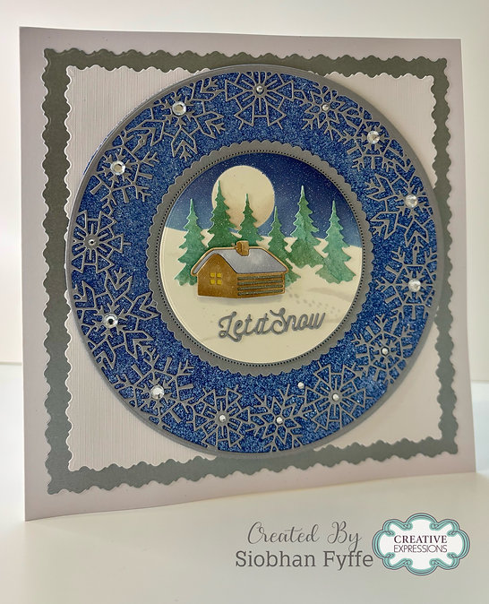 Jamie Rodgers Crafts Circular Snowflake Frame Die Set