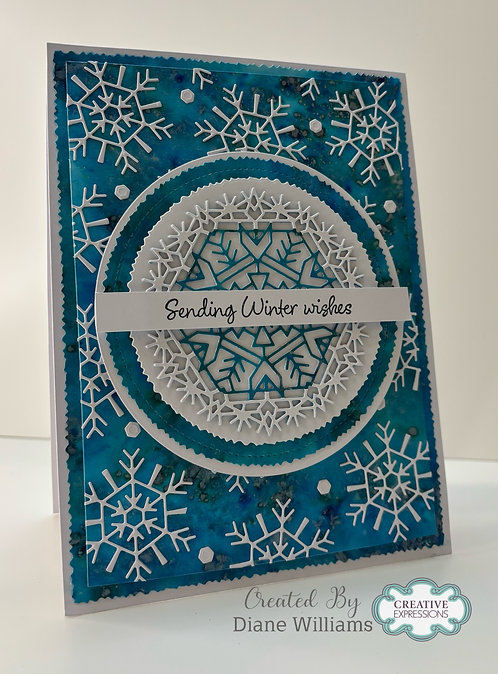 Jamie Rodgers Crafts Circular Snowflake Frame Die Set - Image 3