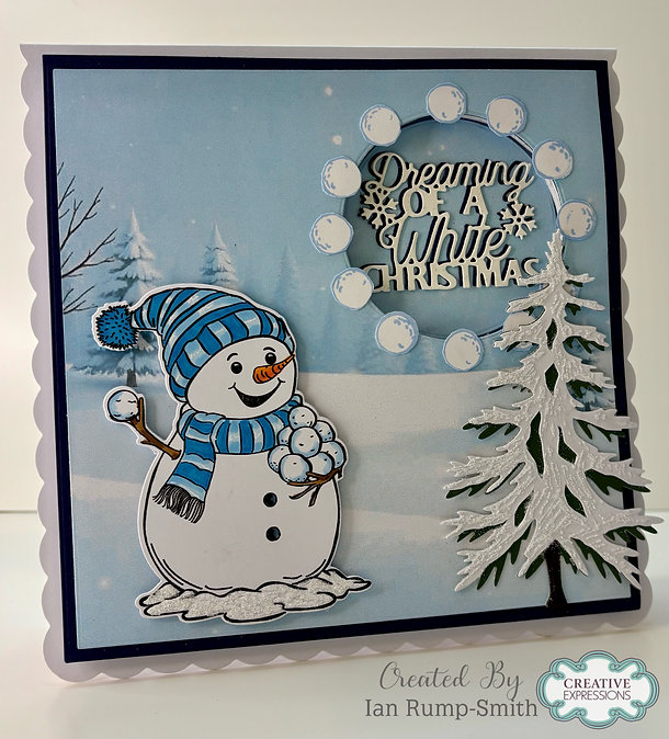 Jamie Rodgers Crafts Rodney's Snowball Fight Stamp & Die Set