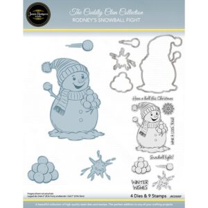 Jamie Rodgers Crafts Rodney's Snowball Fight Stamp & Die Set