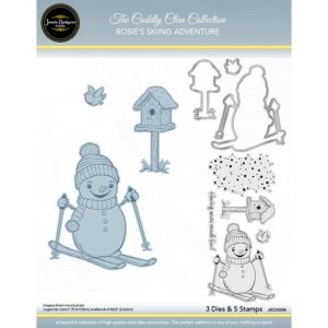 Jamie Rodgers Crafts Rosie's Skiing Adventure Stamp & Die Set