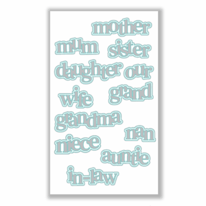 Hazel's Female Family Medley Die Set