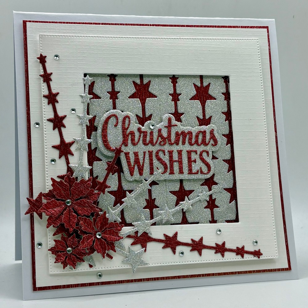 John Next Door - Slimline Poinsettia & Shooting Stars set