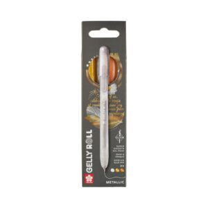 Sakura Gelly Roll Retractable Metallic Set Silver Gold Copper 3pcs