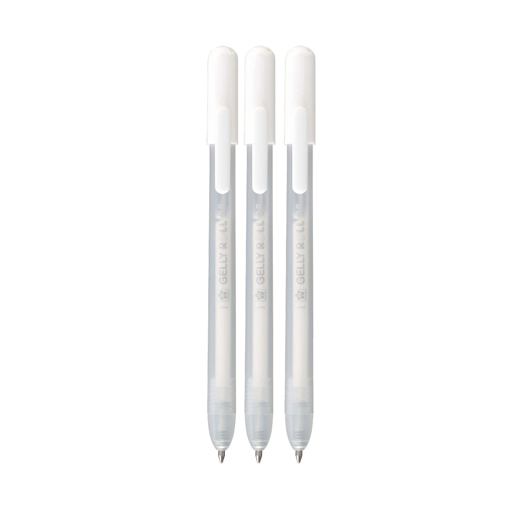 Sakura Gelly Roll Retractable Classic Set White 3pcs
