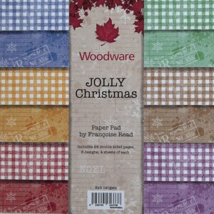 Woodware Jolly Christmas Paper Pad