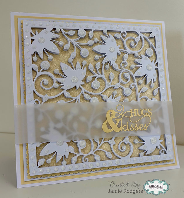 Creative Expressions Lotus Flower Background Die Set