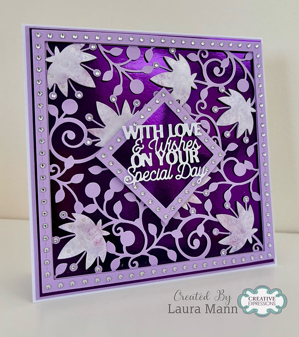 Creative Expressions Dot Dash Squares Die Set