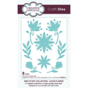 Creative Expressions Lotus Flower Die Set