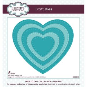 Creative Expressions Hearts Die Set