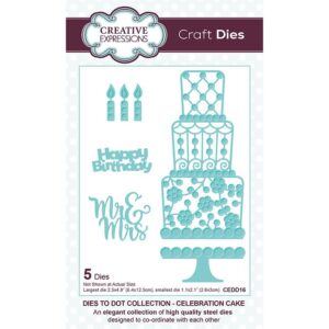 Creative Expressions Celebration Cake Die Set