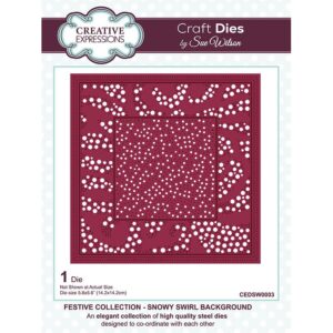Sue Wilson - Snowy Swirl Background