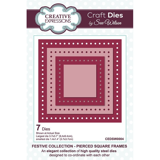 Sue Wilson - Pierced Square Frames