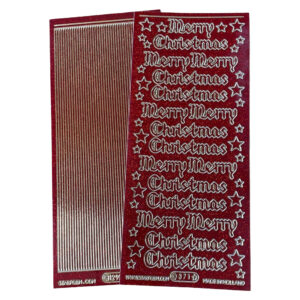 Starform Merry Christmas & Straight Lines Red set
