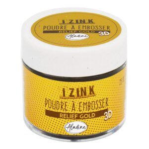 Izink Embossing Powder - Relief Gold