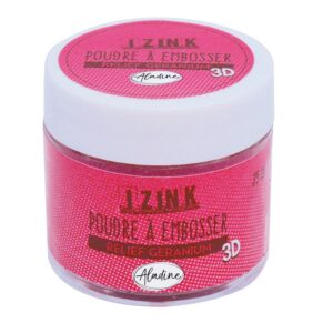 Izink Embossing Powder - Relief Geranium