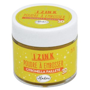 Izink Embossing Powder - Citronella Paillete