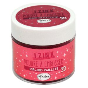 Izink Embossing Powder - Orchid Paillete