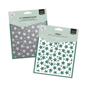 Vaessen Creative Stars 3D Folder & Stencil set
