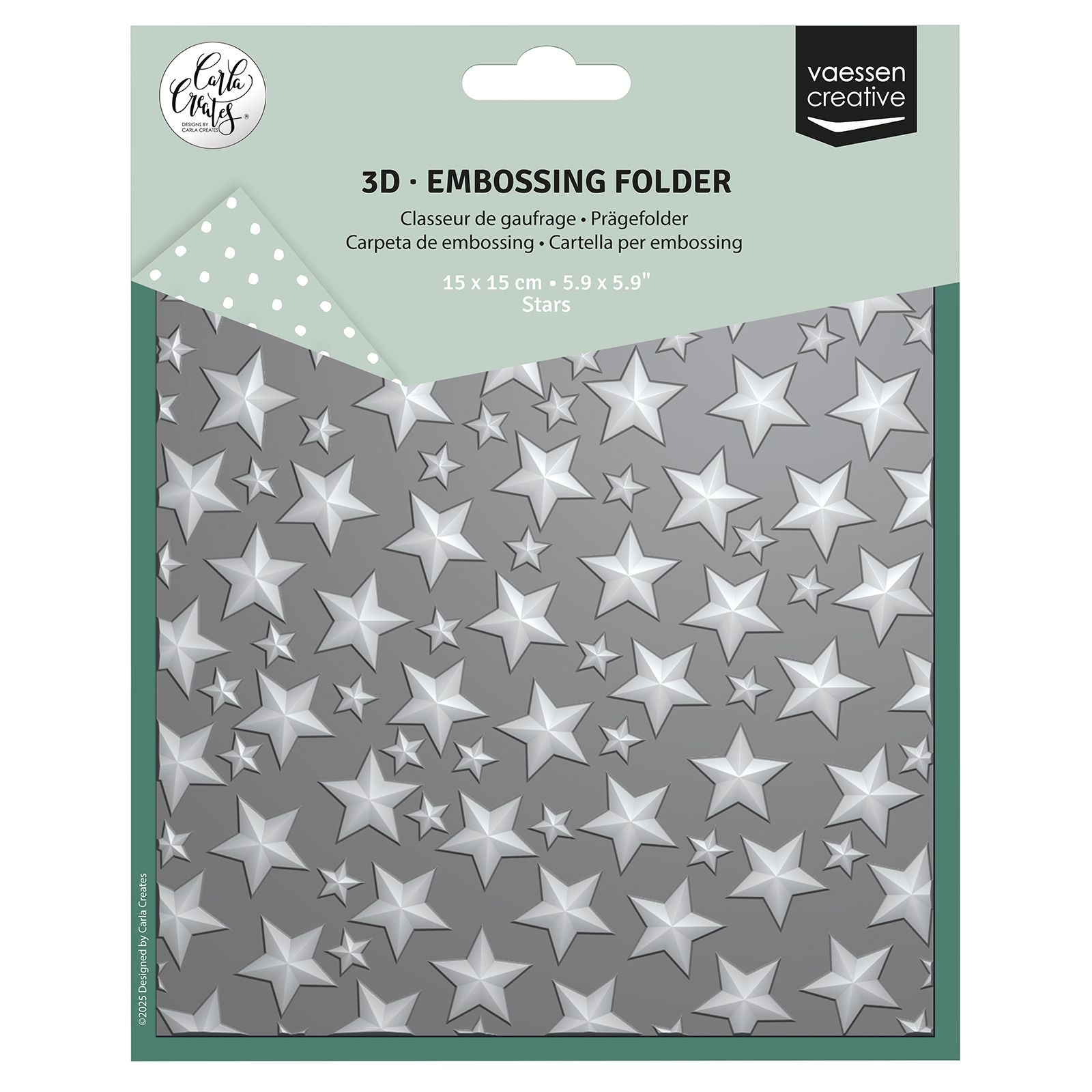 Vaessen Creative Stars 3D Folder & Stencil set - Image 2