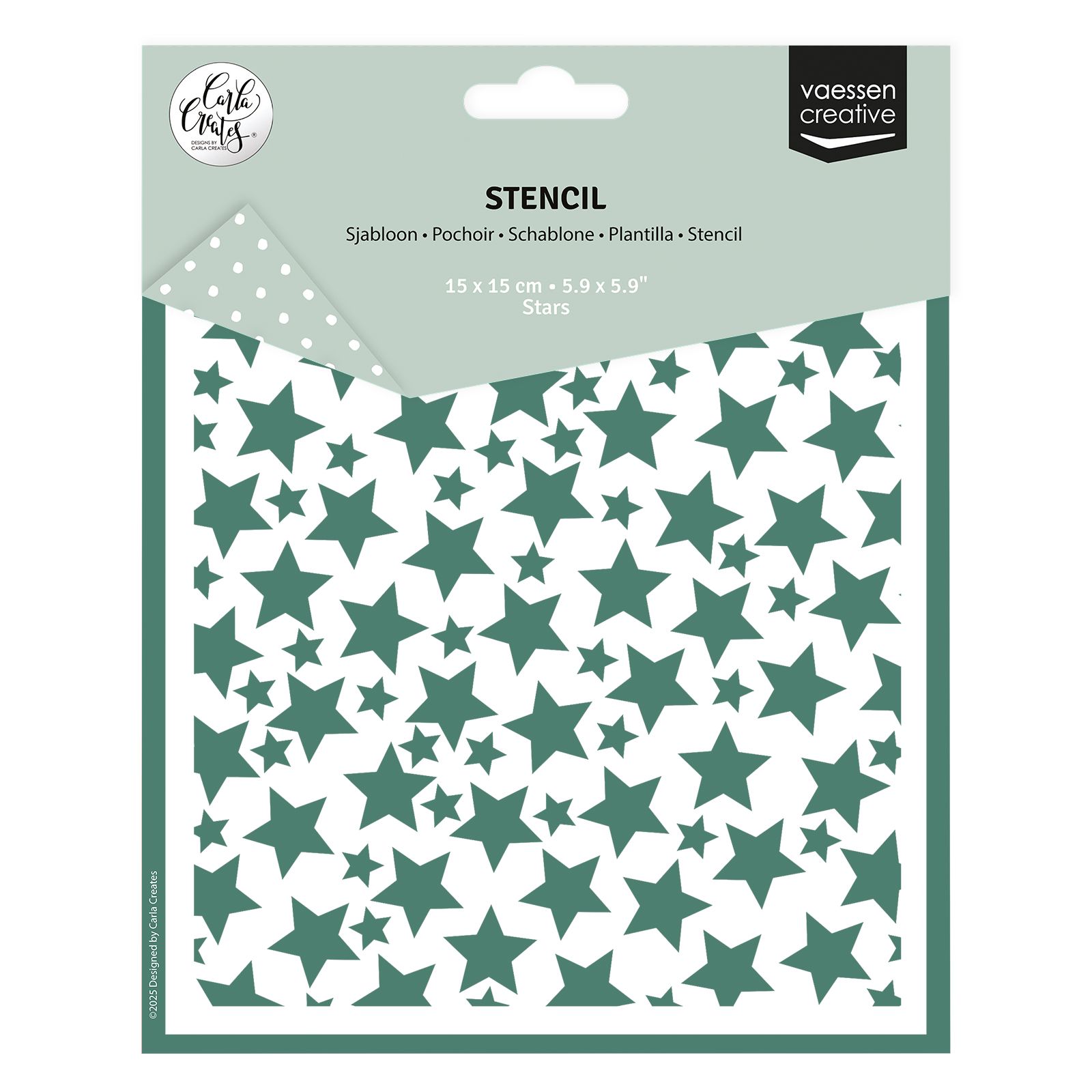 Vaessen Creative Stars 3D Folder & Stencil set - Image 3