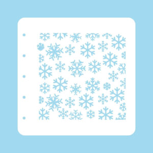 Nellie' Choice A6 Stencil - Snowflakes