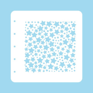 Nellie' Choice A6 Stencil - Stars And Dots