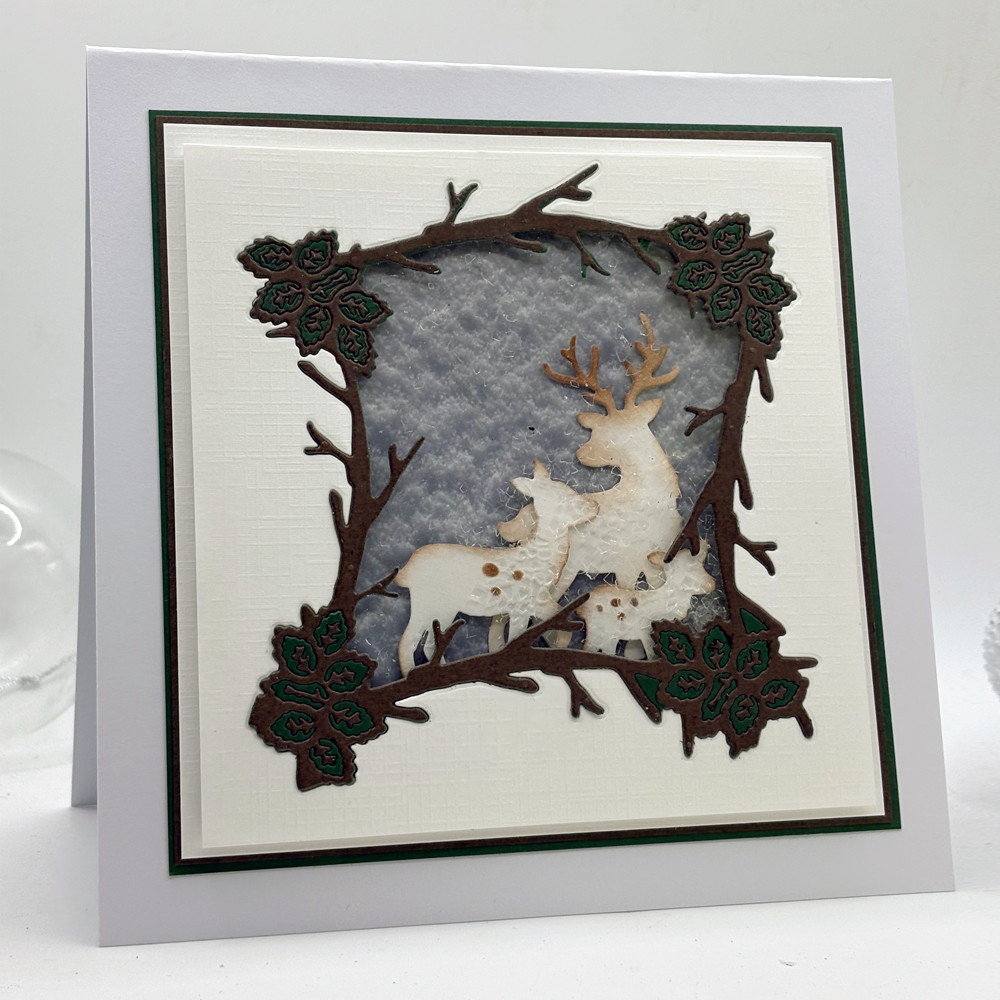 Yvonne Creations Colourful Christmas - Bird, Reindeer & Frame set