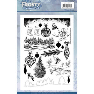 Jeanine's Art Frosty Ornaments Clear Stamps