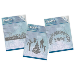 Jeanine's Art Frosty Ornaments - Merry Christmas, Happy Family & Frosty Wreath set