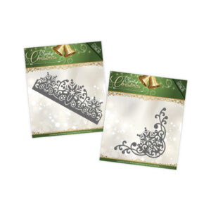 Precious Marieke Spirit of Christmas - Snowflake Border & Snowflake Corner set