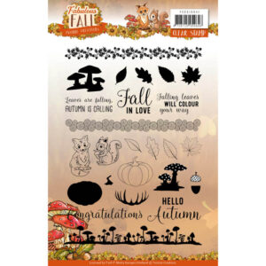 Yvonne Creations Fabulous Fall Clear Stamp