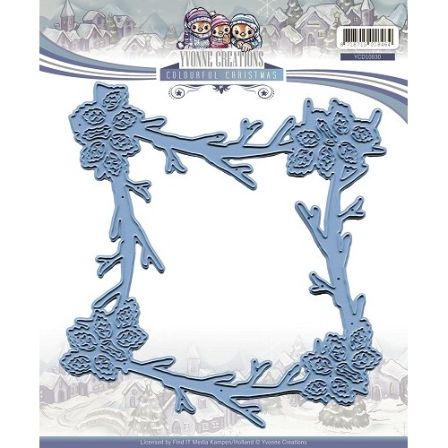 Yvonne Creations Colourful Christmas - Bird, Reindeer & Frame set - Image 6