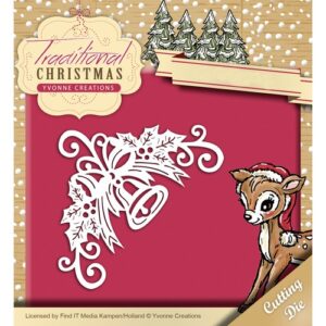 Yvonne Creations Traditional Christmas Cutting Die - Bell Corner