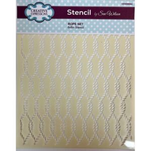 Jamie Rodgers Crafts Rope Net - 8 x 8" Craft Stencil