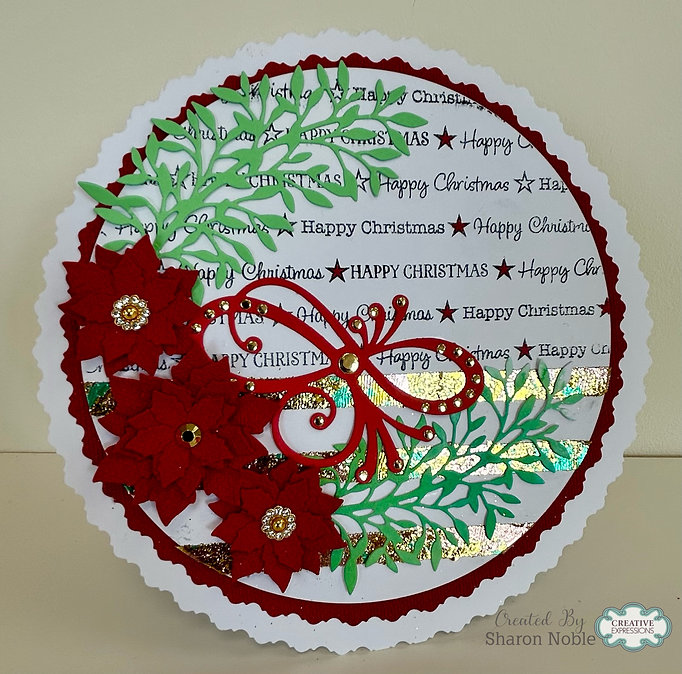 Jamie Rodgers Craft - Happy Christmas Lines Clear Stamp