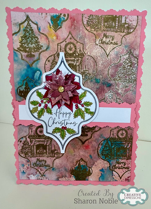 Jamie Rodgers Craft - Poinsettia DL Stamp - Image 2