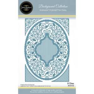 Jamie Rodgers Craft - Elegant Poinsettia Oval Die Set