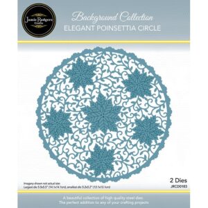 Jamie Rodgers Craft - Elegant Poinsettia Circle Die Set