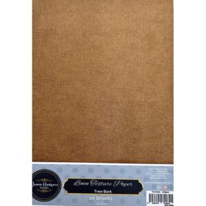 Jamie Rodgers Craft - Tree Bark Linen Texture Paper 130gsm A4