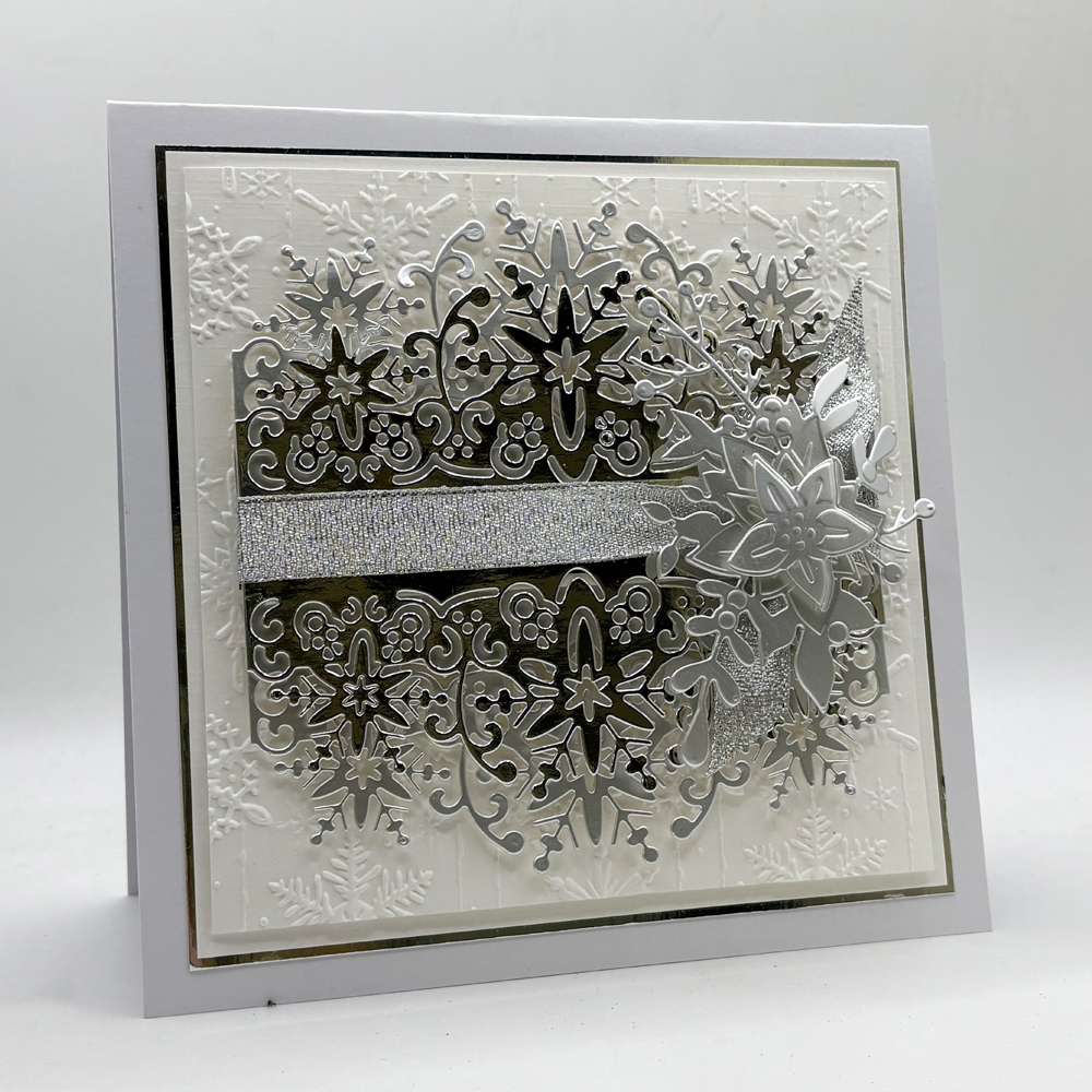 Precious Marieke Spirit of Christmas - Snowflake Border & Snowflake Corner set