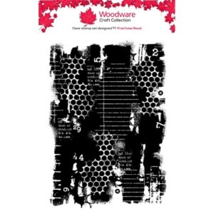 Woodware Layered Textures A6 Clear Stamp