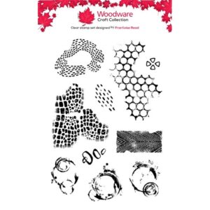 Woodware Texture Samples A6 Clear Stamp Set