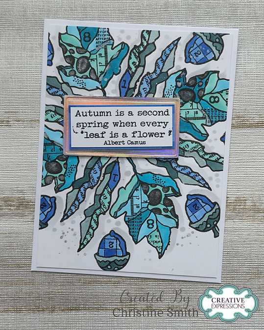 Woodware Leaves A5 Clear Stamp Set